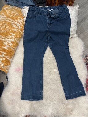 Diane Gilman Dark Blue Bootcut Jeans